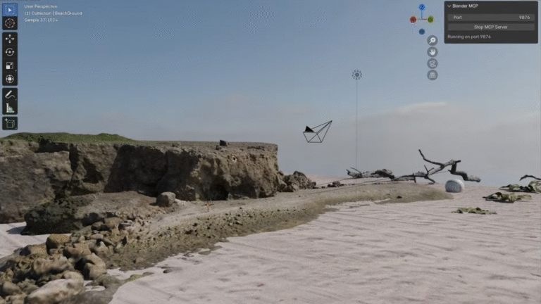 MCP Blender Addon Lets AI Take The Wheel And Wield The Tools