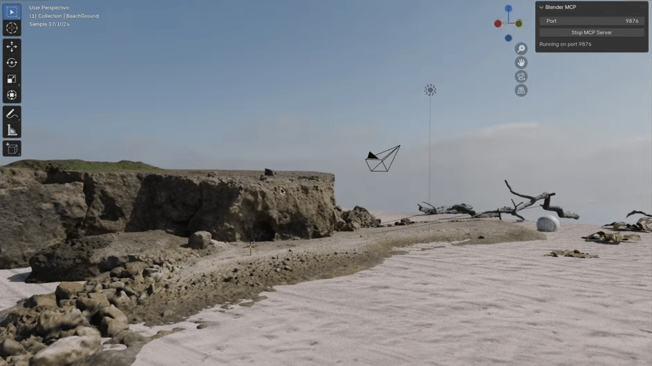MCP Blender Addon Lets AI Take The Wheel And Wield The Tools